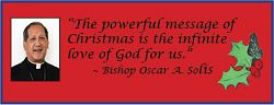 Christmas Message from Bishop Solis