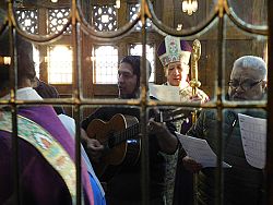 Bishop Solis celebrates Las Posadas