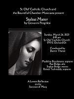 St. Olaf Parish to host Stabat Mater concert
