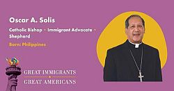 Bishop Solis recognized by Carnegie Corp.