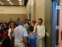 El Obispo Solis extiende su agradecimiento a los organizadores del Rally Eucar&iacute;stico diocesano
