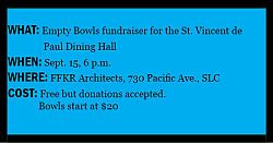 Fill the hungry by supporting Empty Bowls

