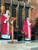 Bishop Solis Celebrates Mass With His Brother