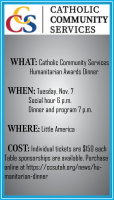CCS Humanitarian Awards dinner to be Nov. 7