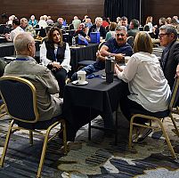 Bishop Solis leads reflections at deacons� retreat