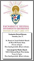 Retreats on the Eucharist to be offered this month