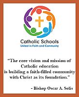 Catholic Schools Week: Bishop Solis�s Message for Catholic Schools Week