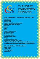 Catholic Community Services in need of donations