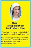 Participate in the Global Rosary Rally for the Sanctification of Priests