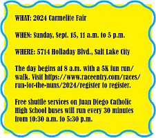 Longtime volunteers contribute to success of annual Carmelite Fair that benefits the nuns