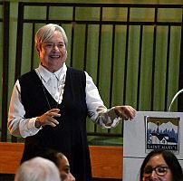 �Make a difference every day,� Sister Norma Pimentel urges those attending Holy Cross Ministries gathering