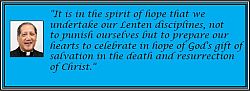 Bishop Solis� Lenten Message