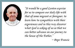 Pope Francis' Lenten message