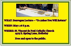 Lecture will address Catholic funeral rites