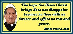 Bishop Solis� Easter Message 2025 - Jubilee Year of Hope