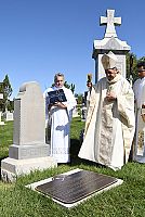 Cemetery memorial dedicated to miners killed in 1910 blast