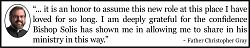 Pastor Assignments/Father Christopher Gray