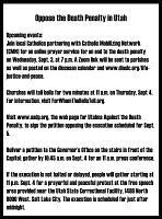 Utah Catholics oppose pending execution