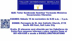 La di&oacute;cesis promueve las vocaciones a trav&eacute;s de entrenamientos para l&iacute;deres parroquiales
