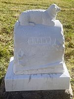 Sculptor restores 125-year-old headstone in Mount Calvary Catholic Cemetery
