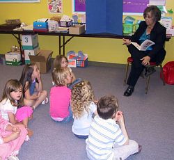 Children at St. Marguerite Pre-school learn the meaning of Easter and the resurrection of Jesus