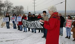 Death Penalty demonstration marks 30 years since Gary Gilmore execution