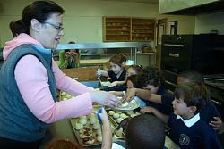 Kindergarten students learn the meaning of Easter