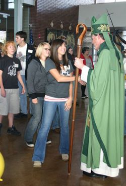 Spirituality and laughter are shared at teen social