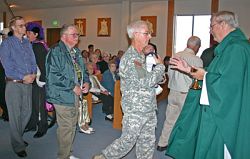 Mass at St. Peter Parish honors American Veterans 