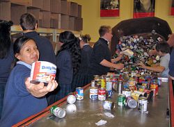 Students give Pope Benedict birthday blessings