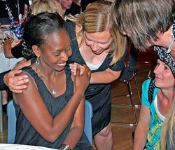 Rwandan Holocaust survivor is honored at festival