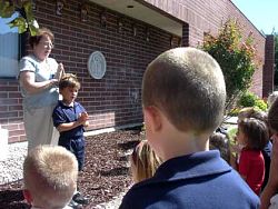 Blessed Sacrament School recognized for meditation garden