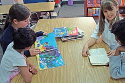 Saint Olaf School students lend hands of service