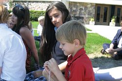 Saint Vincent School students study and pray