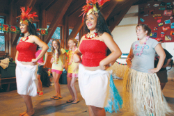 Hike, dance, and silence are part of youth camp