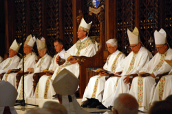 A solemn Mass for the Assumption is celebrated