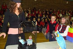 High school author visits Blessed Sacrament School