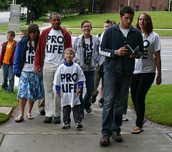 Prolife youth walk across America to save the unborn