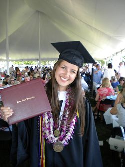 Juan Diego alum graduates college with honors