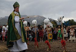 San Francisco de As&iacute;s celebra la colocaci&oacute;n de la primera piedra