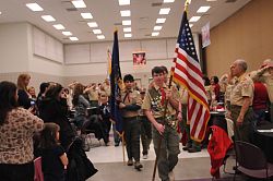 Annual dinner with the bishop celebrates scouting