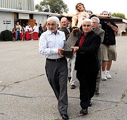 Church honors workers' history