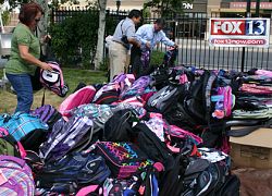 CCS collects more than 800 backpacks for children in need