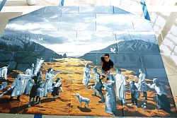 Path to Christ depicted in new mural for St. Francis of Assisi Parish