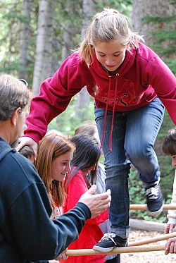 Saint Vincent 8th Graders 'Team Up' at Camp Tuttle