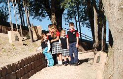 Outdoor Stations of the Cross at St. Vincent