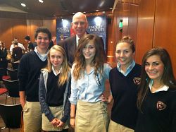 Judge students attend forum at Hinckley Institute