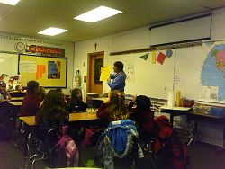 Teacher shares Spanish with all grades