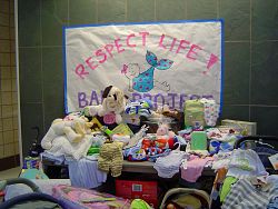 Sixth graders help mothers and babies in need