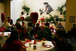 Men's group treats women of Saint Catherine Parish to a special Valentine's breakfast
